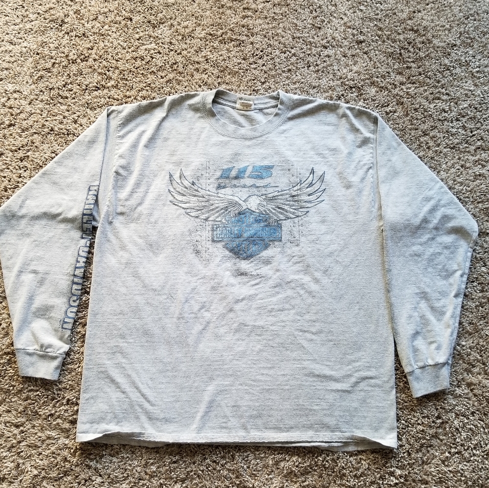 HARLEY DAVIDSON long sleeved tee (2XL)